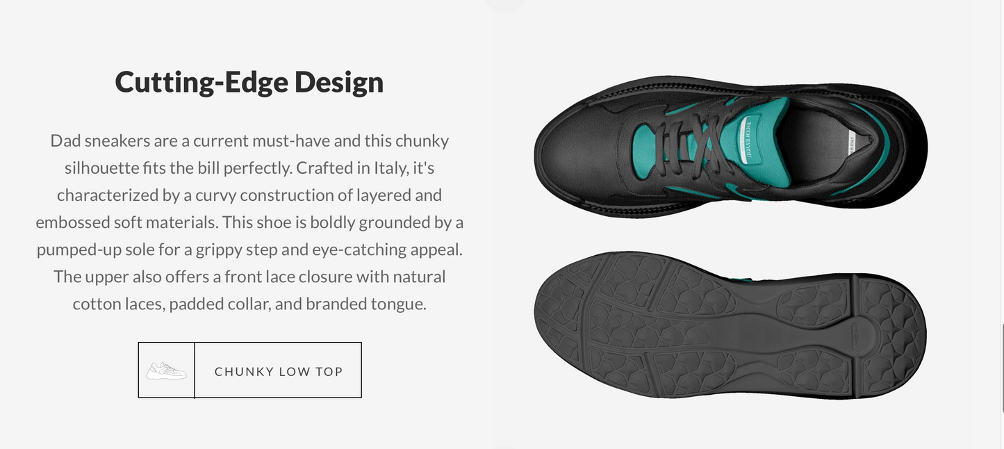 RICCH BYYOU CHUNKY LOW-TOP SNEAKER