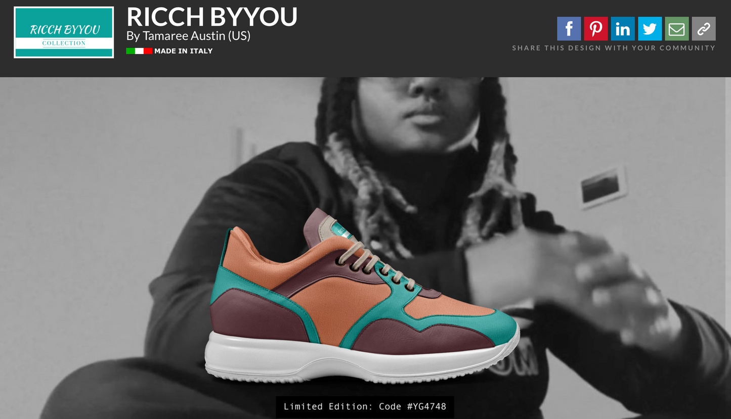 RICCH BYYOU WALKER LOW TOP SNEAKER