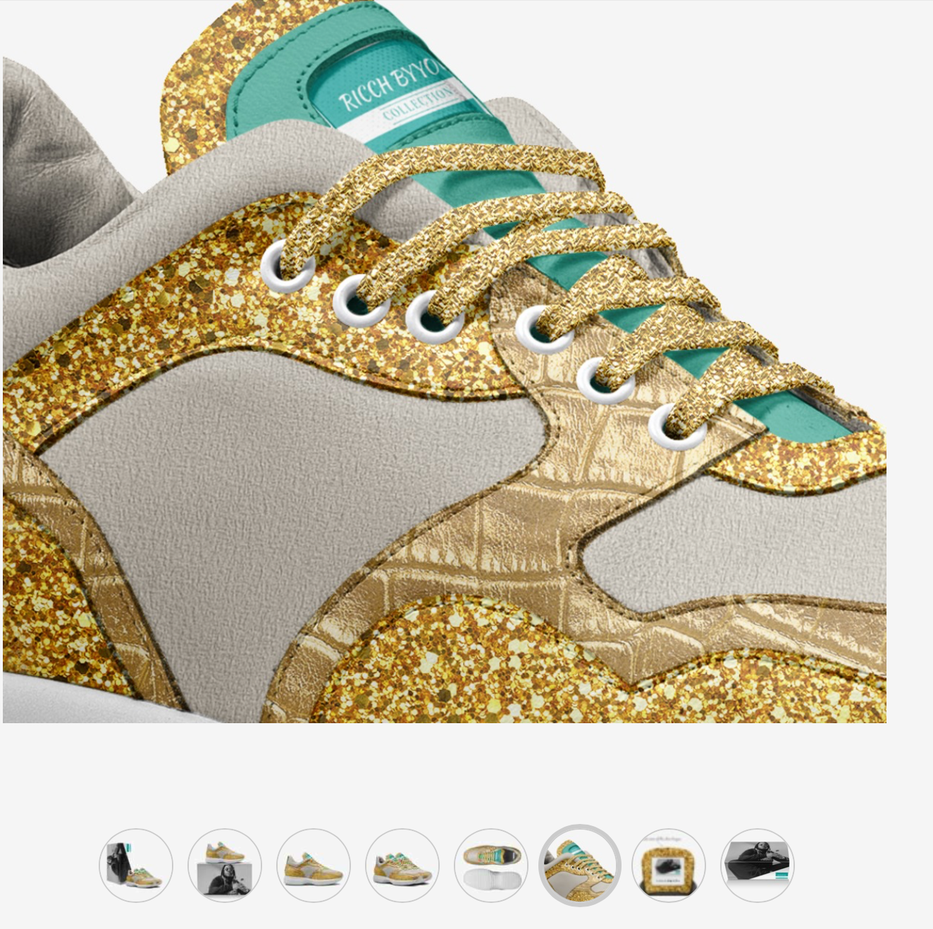 RICCH BYYOU WALKER LOW TOP "MOM BLING SNEAKER"